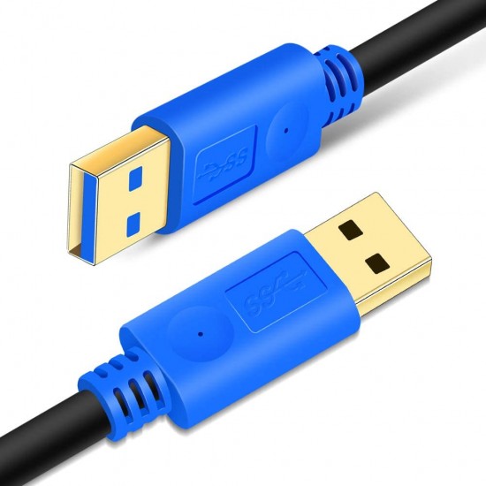 1.8M USB 3.0 CABLE Type A to Type A Data Lead Male to Male Plug Super Speed  from satcity.ie Limerick