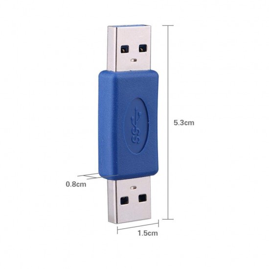 USB 3.0 JOINER A Male to Male Converter Adapter Connector Joiner Coupler Cable from satcity.ie Limerick