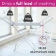 ELECTRIC FOLDING HEATED CLOTHES AIRER DRYING HORSE RACK WASHING LAUNDRY DRYER
