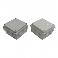 JUNCTION BOX CASE WATERPROOF TERMINAL ELECTRIC CABLE CONNECTOR PVC IP65 100X70
