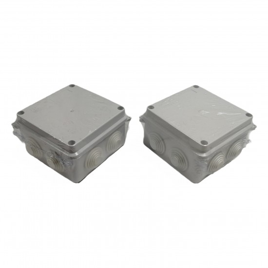 JUNCTION BOX CASE WATERPROOF TERMINAL ELECTRIC CABLE CONNECTOR PVC IP65 100X70