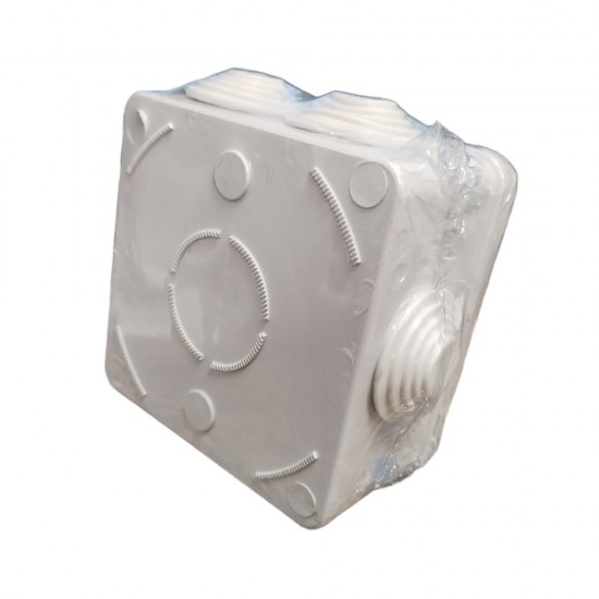 JUNCTION BOX CASE WATERPROOF TERMINAL ELECTRIC CABLE CONNECTOR PVC IP65 85X70