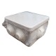 JUNCTION BOX CASE WATERPROOF TERMINAL ELECTRIC CABLE CONNECTOR PVC IP65 85X70