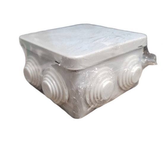 JUNCTION BOX CASE WATERPROOF TERMINAL ELECTRIC CABLE CONNECTOR PVC IP65 85X70