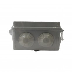 JUNCTION BOX CASE WATERPROOF TERMINAL ELECTRIC CABLE CONNECTOR PVC IP65 100X70