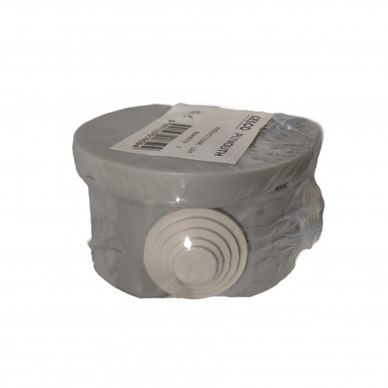 JUNCTION BOX CASE WATERPROOF TERMINAL ELECTRIC CABLE CONNECTOR PVC IP44 65X35