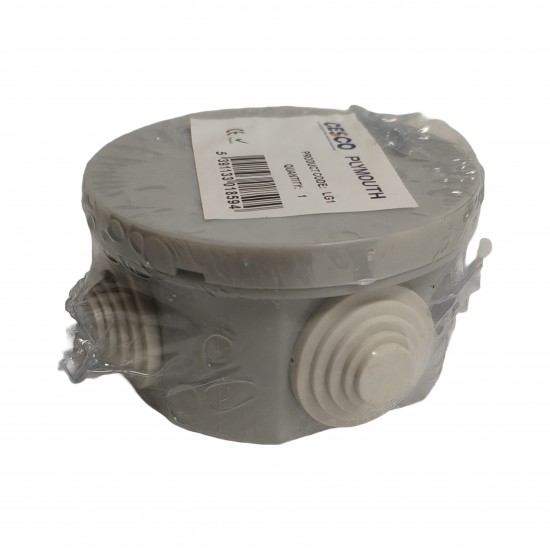 JUNCTION BOX CASE WATERPROOF TERMINAL ELECTRIC CABLE CONNECTOR PVC IP44 65X35