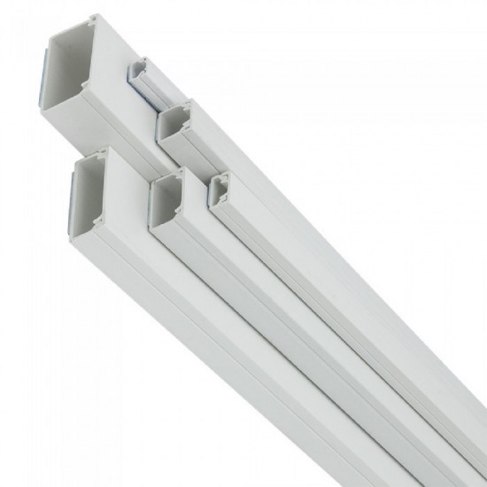 SELF ADHESIVE ELECTRICAL TRUNKING WIRE CONDUIT PLASTIC TV CABLE 25 X 16 MM 2M from Satcity.ie Ireland Limerick SELF ADHESIVE ELECTRICAL TRUNKING WIRE CONDUIT PLASTIC TV CABLE 25 X 16 MM 2M P