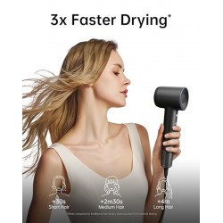 Laifen Swift Premium - High Speed Hairdryer with Attachments & Carry Case (Black)