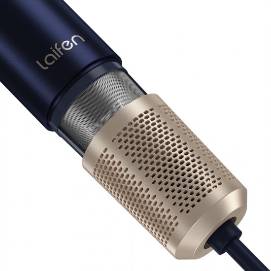 Laifen Swift Premium - High Speed Hairdryer with Attachments & Carry Case (Blue/Gold)