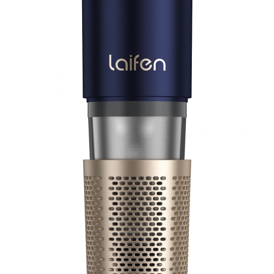 Laifen Swift Premium - High Speed Hairdryer with Attachments & Carry Case (Blue/Gold)