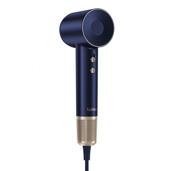Laifen Swift Premium - High Speed Hairdryer with Attachments & Carry Case (Blue/Gold)