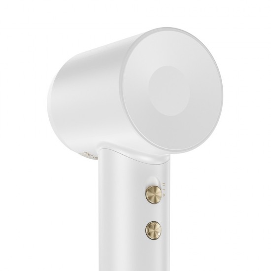 Laifen Swift Premium - High Speed Hairdryer with Attachments & Carry Case (White/Gold)