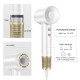Laifen Swift Premium - High Speed Hairdryer with Attachments & Carry Case (White/Gold)