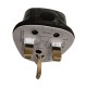 Black Electric 3 Pin Power Plug Round Pin Plugs Adaptor UK Screw Terminals 