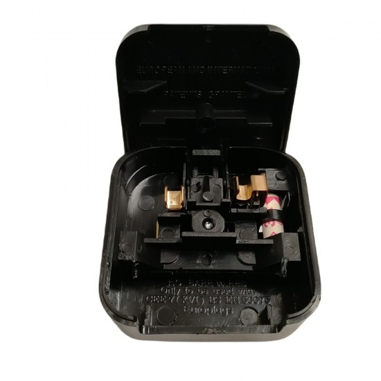 STANDART 2 PIN 3 PIN PLUG ADAPTER EU IRL/UK PLUG MAINS TRAVEL SOCKET CONVERTER