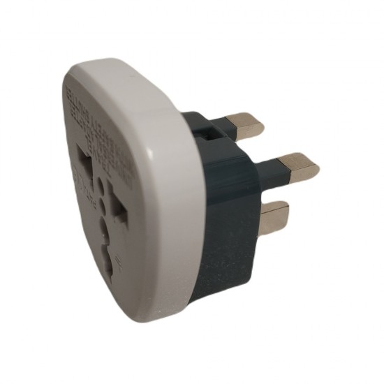 USA to Ireland UK 3 Pin Plug Travel Plug Adapter Converter Power Socket EU 2Pin