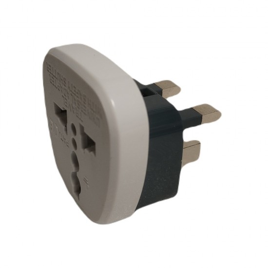 USA to Ireland UK 3 Pin Plug Travel Plug Adapter Converter Power Socket EU 2Pin