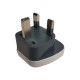 USA to Ireland UK 3 Pin Plug Travel Plug Adapter Converter Power Socket EU 2Pin