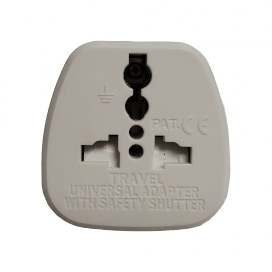 USA to Ireland UK 3 Pin Plug Travel Plug Adapter Converter Power Socket EU 2Pin