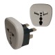 USA to Ireland UK 3 Pin Plug Travel Plug Adapter Converter Power Socket EU 2Pin