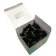 3.5MM ROUND CABLE CLIPS WALL BLACK NAIL PLUGS AERIAL ELECTRICAL FIXING LEAD 100