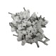 7MM ROUND CABLE CLIPS WALL WHITE NAIL PLUGS AERIAL ELECTRICAL FIXING LEAD 100