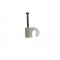7MM ROUND CABLE CLIPS WALL WHITE NAIL PLUGS AERIAL ELECTRICAL FIXING LEAD 100
