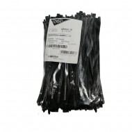 BLACK 300MM X 4.8MM CABLE ZIP TIES NYLON WRAPS HIGH QUALITY STRONG 100 PACK
