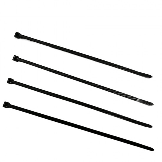 BLACK 200MM X 3.6MM CABLE ZIP TIES NYLON WRAPS HIGH QUALITY STRONG 100 PACK from Satcity.ie Ireland Limerick BLACK 200MM X 3.6MM CABLE ZIP TIES NYLON WRAPS HIGH QUALITY STRONG 100 PACK