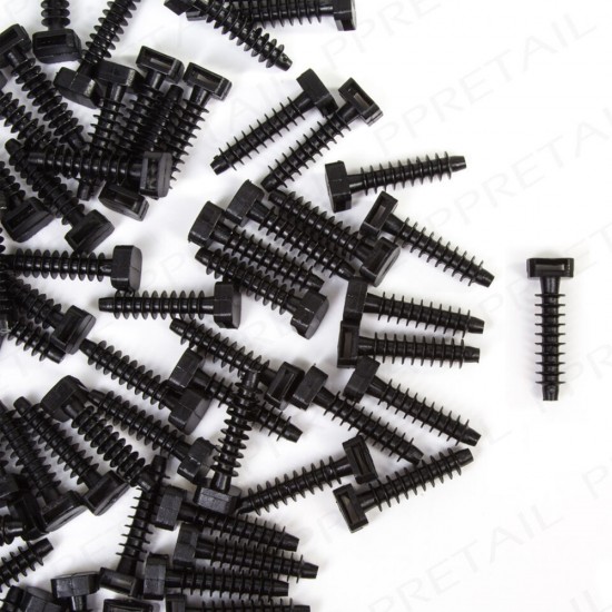 Cable Tie Wall Plug Masonary Mounts 8mm Base Masonry Fixings Cable Tie Bases 100