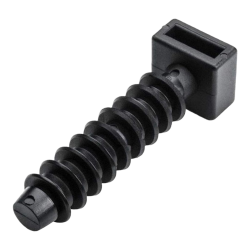 Cable Tie Wall Plug Masonary Mounts 8mm Base Masonry Fixings Cable Tie Bases 100