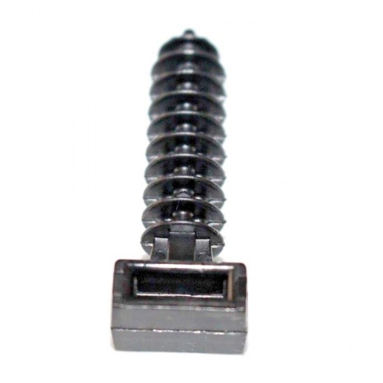Cable Tie Wall Plug Masonary Mounts 8mm Base Masonry Fixings Cable Tie Bases 100