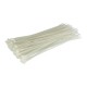 WHITE 390MM X 4.7MM CABLE ZIP TIES NYLON WRAPS HIGH QUALITY STRONG 100 PACK