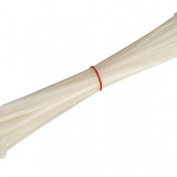 WHITE 390MM X 4.7MM CABLE ZIP TIES NYLON WRAPS HIGH QUALITY STRONG 100 PACK