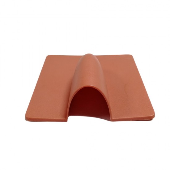 BROWN BRICK BUSTER PLATE WALL ENTRY TIDY HOLE CABLE LEAD COVER SATELLITE COAXIAL