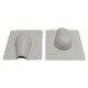 WHITE BRICK BUSTER PLATE WALL ENTRY TIDY HOLE CABLE LEAD COVER SATELLITE COAXIAL