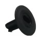 BLACK TWIN PLASTIC HOLE WALL GROMMET COVER CABLE ENTRY EXIT CCTV SKY VIRGIN 1