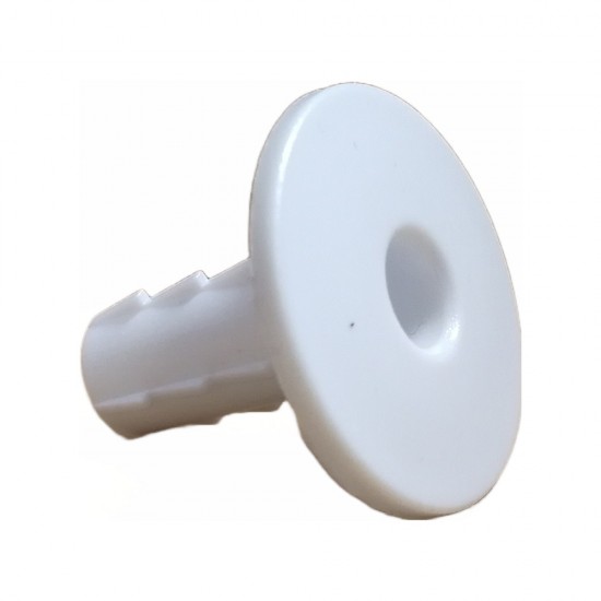 WHITE SINGLE PLASTIC HOLE WALL GROMMET COVER CABLE ENTRY EXIT CCTV SKY VIRGIN 10