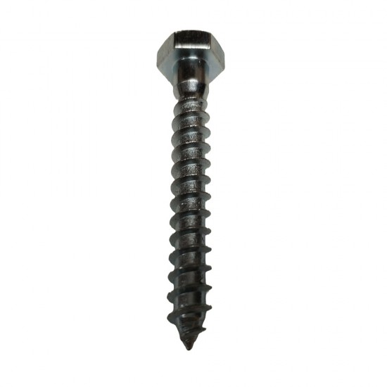 M10X60MM M8 STAINLESS STEEL COACH SCREWS HEX HEAD SCREW WITH NYLON WALL PLUGS 50
