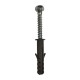 M10X60MM M8 STAINLESS STEEL COACH SCREWS HEX HEAD SCREW WITH NYLON WALL PLUGS 1