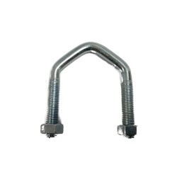 U-Bolt 37mm M8 Aerial / Satellite Dish Pole Fixing Antenna Mast Clamp Bracket