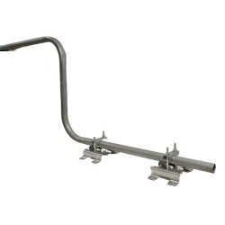 Wall Mounting Steel Cranked Satellite Pole Bracket 1.2m SWAN Sky Dish Aerial Wall Mounting Steel Cranked Satellite Pole Bracket 1.2m SWAN Sky Dish Aerial