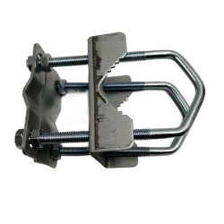 DOUBLE SHELLEY CLAMP 8 NUT AERIAL POLE UNIVERSAL MAST CB HAM TV BRACKET 2"x 2" DOUBLE SHELLEY CLAMP 8 NUT AERIAL POLE UNIVERSAL MAST CB HAM TV BRACKET 2"x 2"