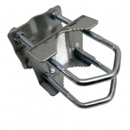 DOUBLE SHELLEY CLAMP 8 NUT AERIAL POLE UNIVERSAL MAST CB HAM TV BRACKET 2"x 2"