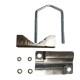 SINGLE SHELLEY CLAMP 5cm x 2.5cm ANTENNA AERIAL HOLDER BRACKET SLIDE U BOLT