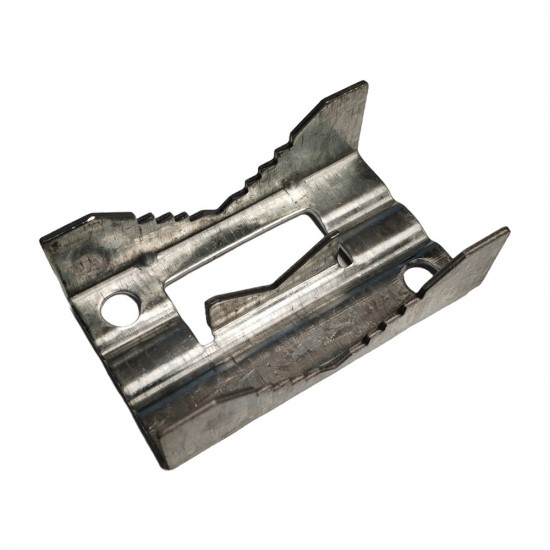 SINGLE SHELLEY CLAMP 5cm x 2.5cm ANTENNA AERIAL HOLDER BRACKET SLIDE U BOLT