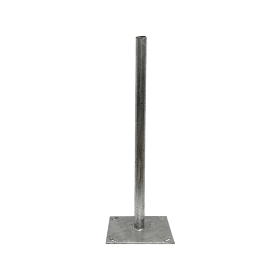 SKY SATELLITE MAST PATIO GROUND BASE PLATE MOUNT GALVANISED STAND AERIAL DISH