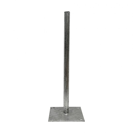SKY SATELLITE MAST PATIO GROUND BASE PLATE MOUNT GALVANISED STAND AERIAL DISH