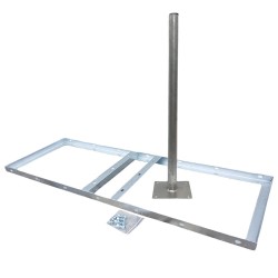 3 FT 1.25” NON PENETRATING GROUND MOUND FLAT ROOF SATELLITE AERIAL RADIO NPR 3 FT 1.25” NON PENETRATING GROUND MOUND FLAT ROOF SATELLITE AERIAL RADIO NPR